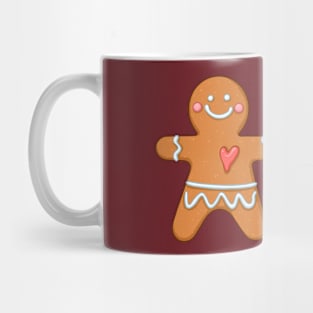 Gingerbread man love for Christmas Mug